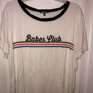 “babes club” tee